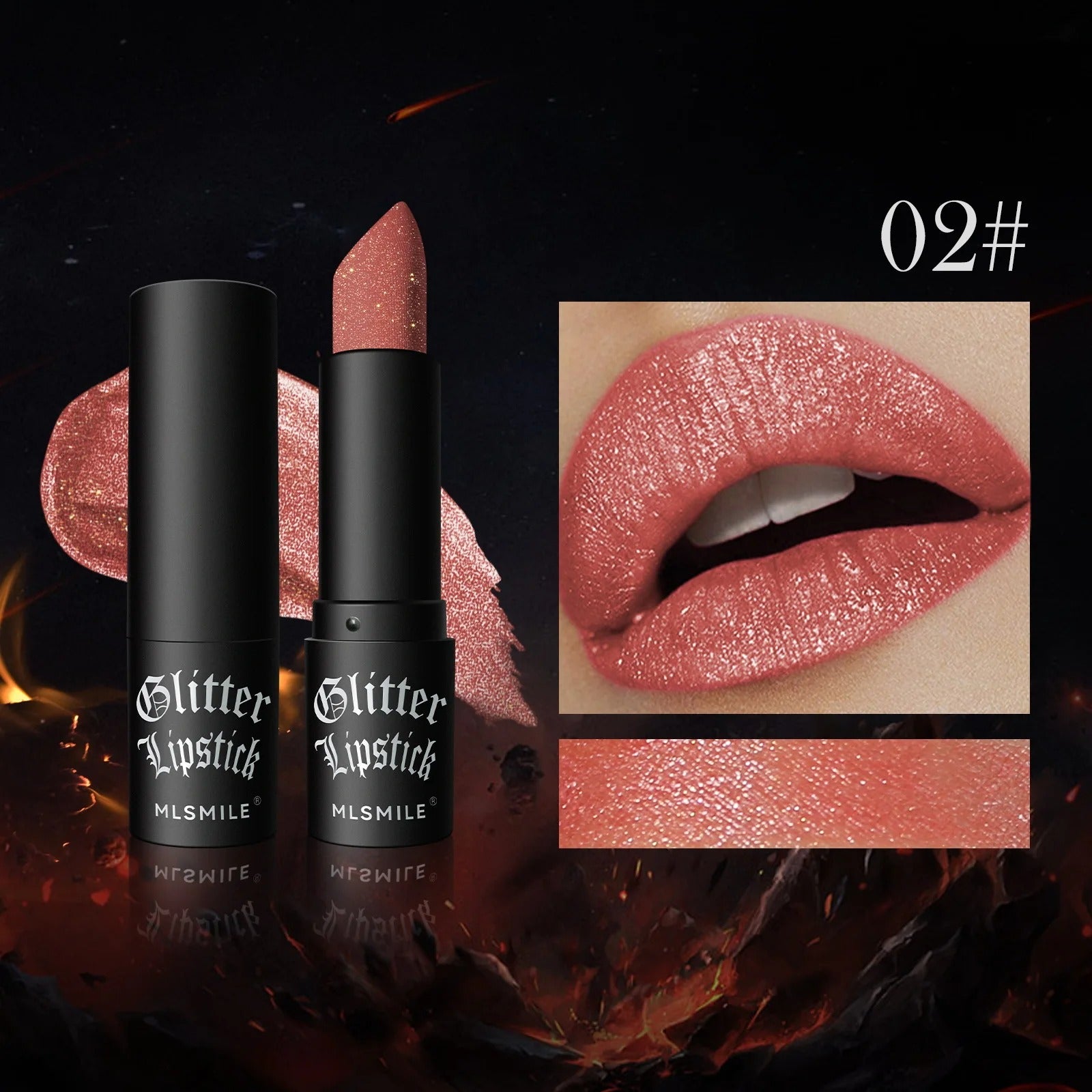 Labiales con glitter MLSMILE