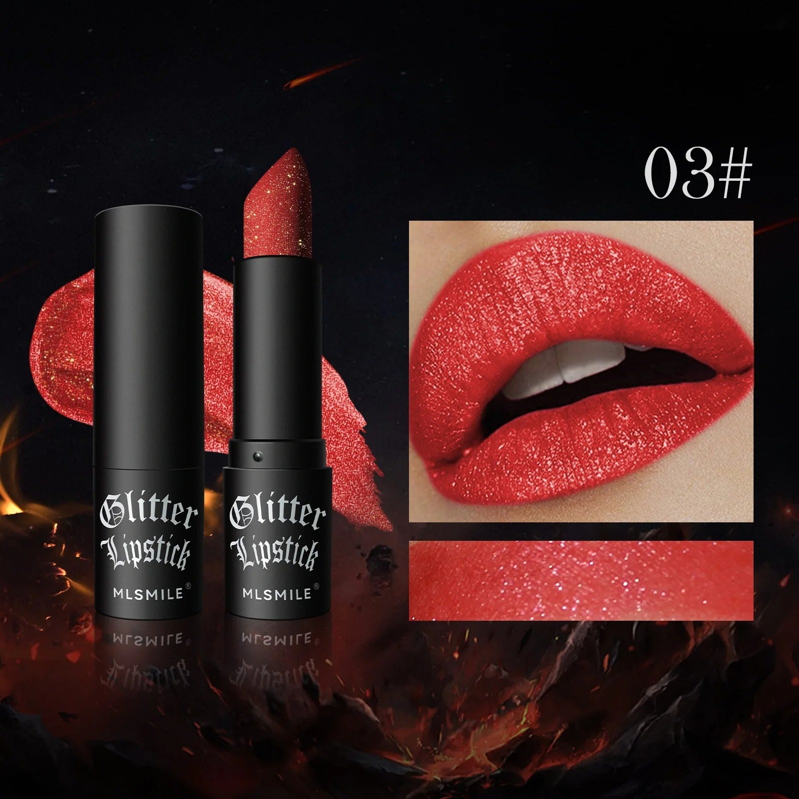 Labiales con glitter MLSMILE
