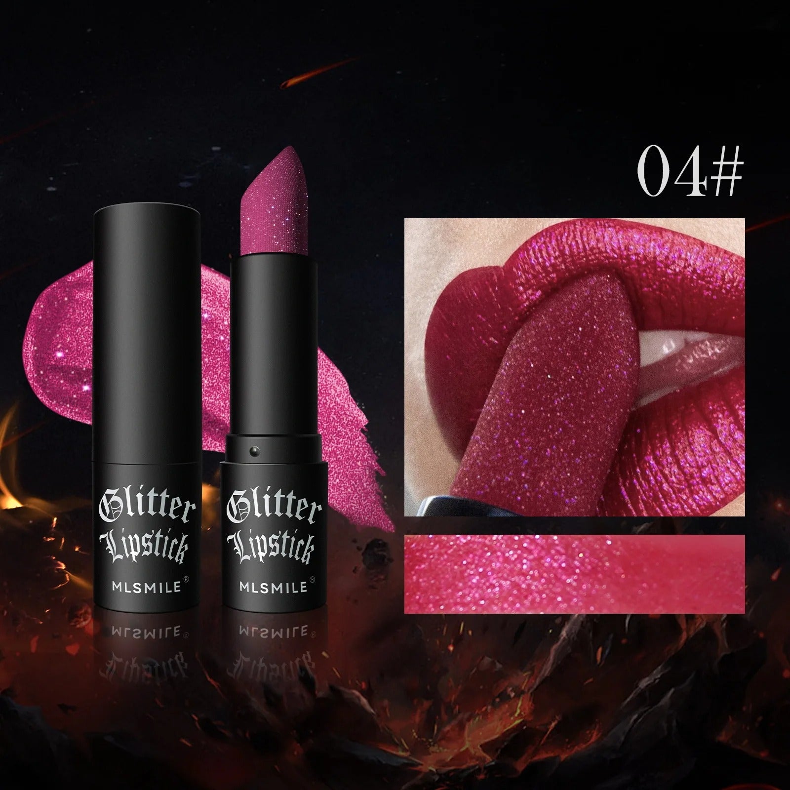 Labiales con glitter MLSMILE