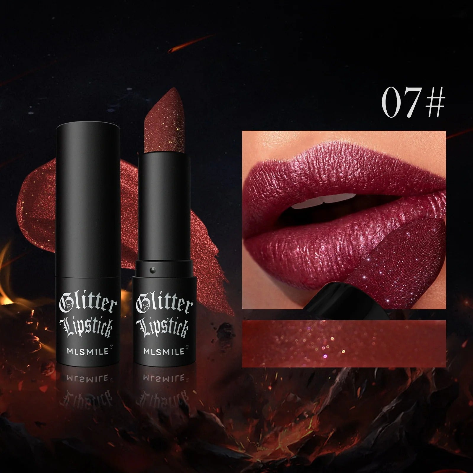 Labiales con glitter MLSMILE