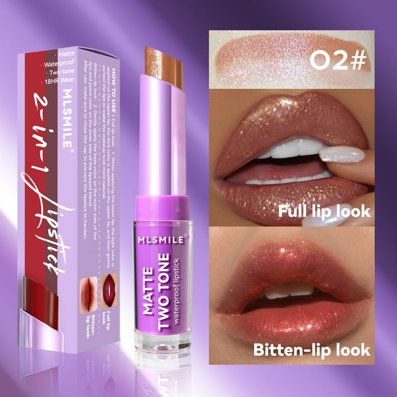 Labial Bicolor Matte Two Tone  MLSMILE
