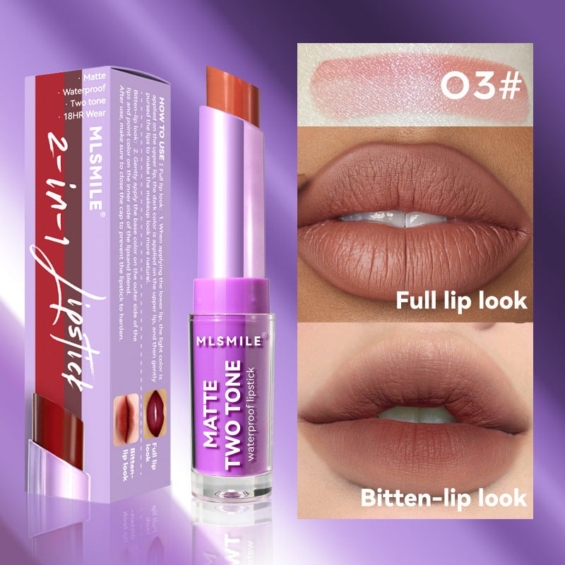 Labial Bicolor Matte Two Tone  MLSMILE