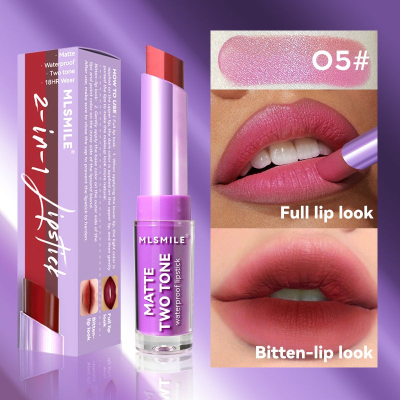 Labial Bicolor Matte Two Tone  MLSMILE