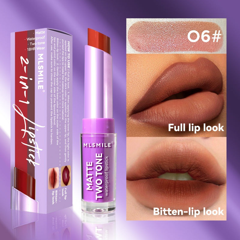 Labial Bicolor Matte Two Tone  MLSMILE
