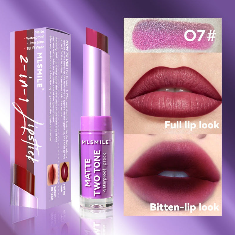 Labial Bicolor Matte Two Tone  MLSMILE