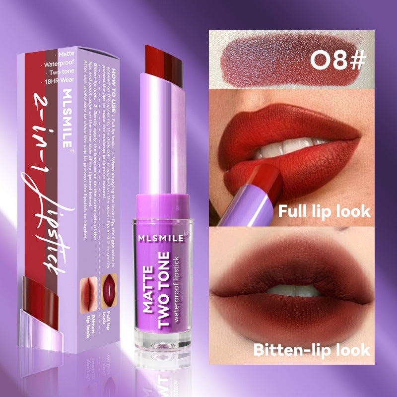 Labial Bicolor Matte Two Tone  MLSMILE