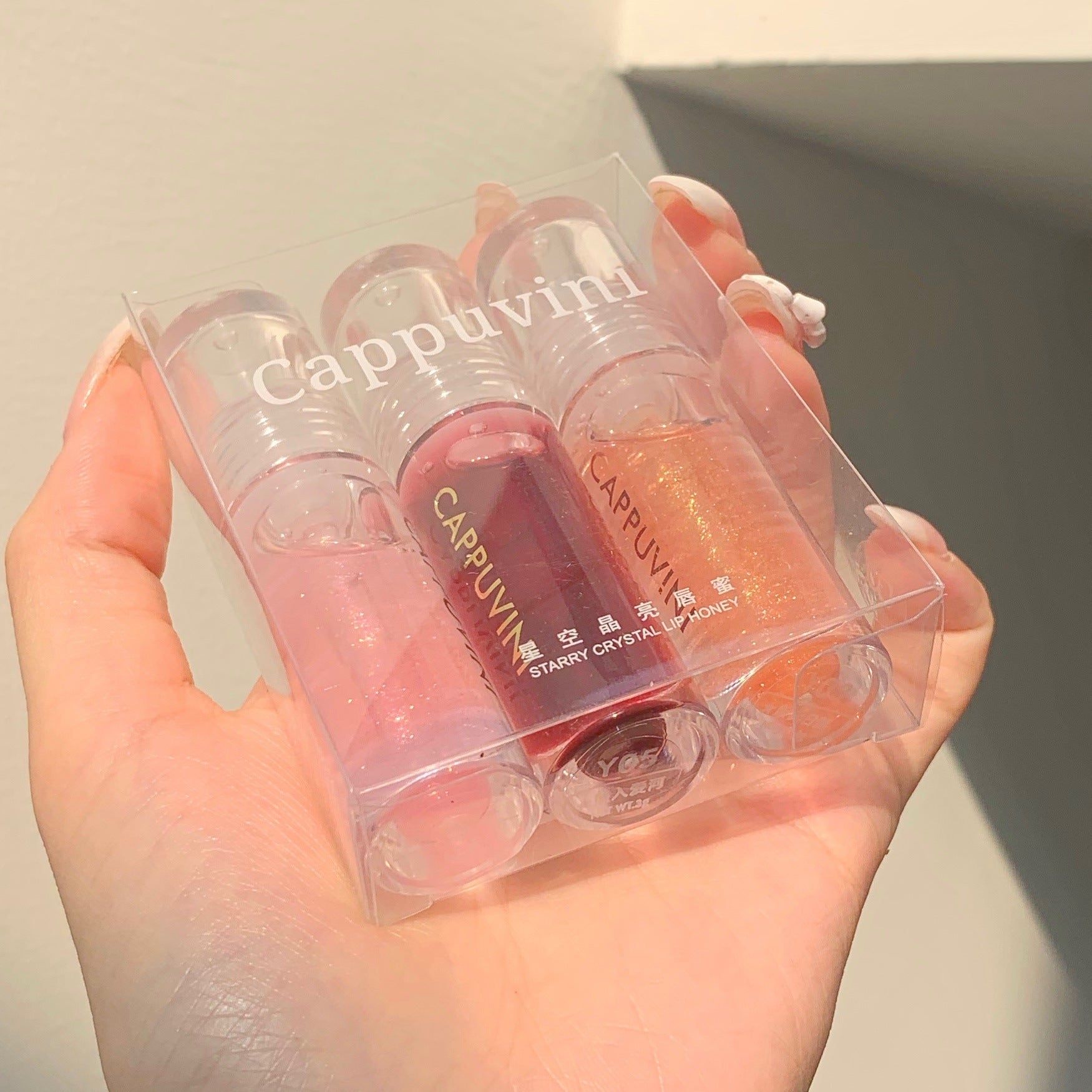 Lip Gloss Cappuvini X 3