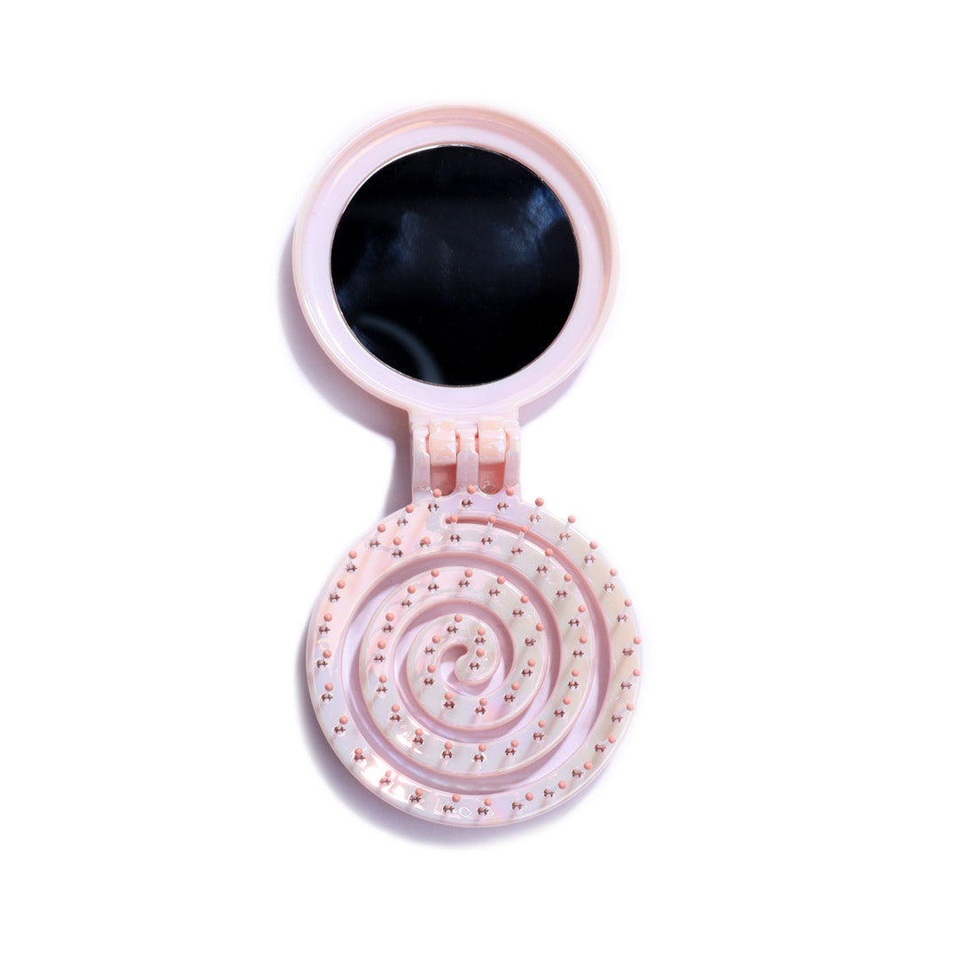 Cepillo Plegable En Espiral Con Diseño