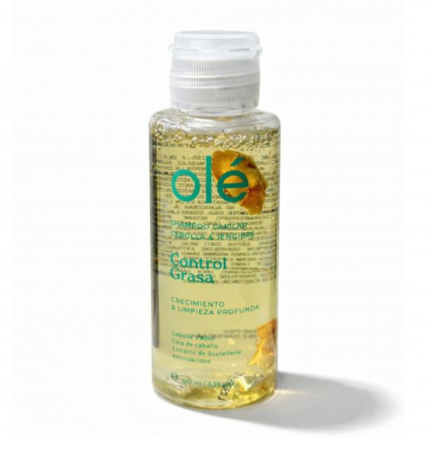 Shampoo Mini Cebolla y Jengibre 100ml Ole