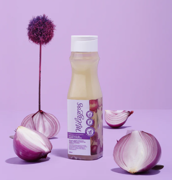 Shampoo Milagros Crecimiento Con Extracto de Cebolla y Péptidos