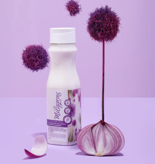 Acondicionador Antifrizz y Fortalecedor Con Extracto de Cebolla y Péptidos