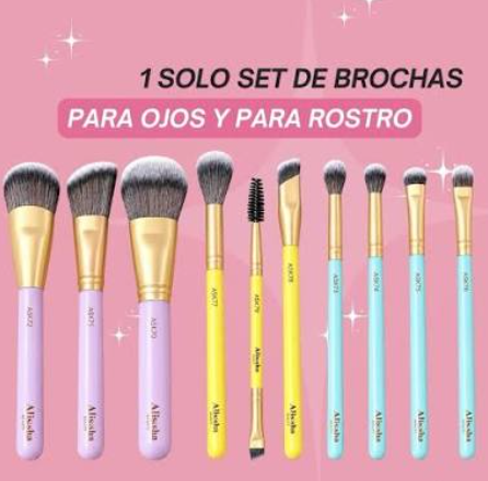 Kit De Brochas Alis Sha