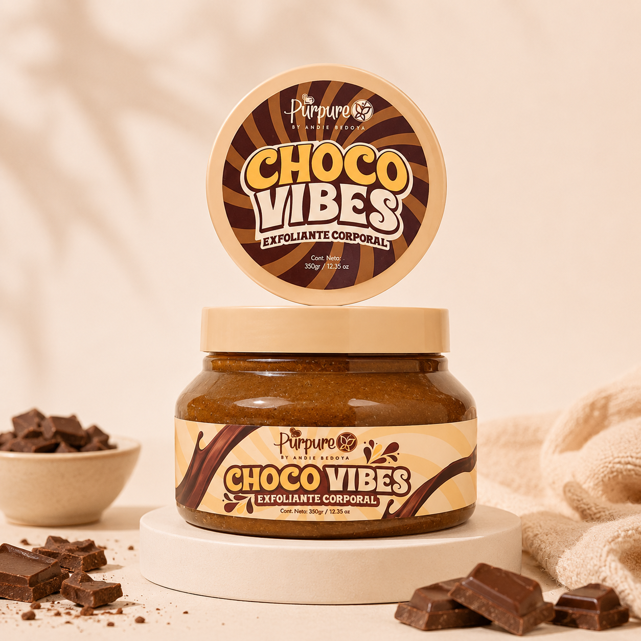 Exfoliante Corporal Choco Vibes Purpure *350gr*
