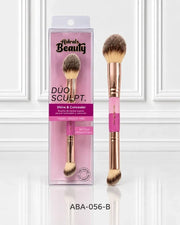 Brocha Doble Iluminador Y Corrector Alma Beauty HBA