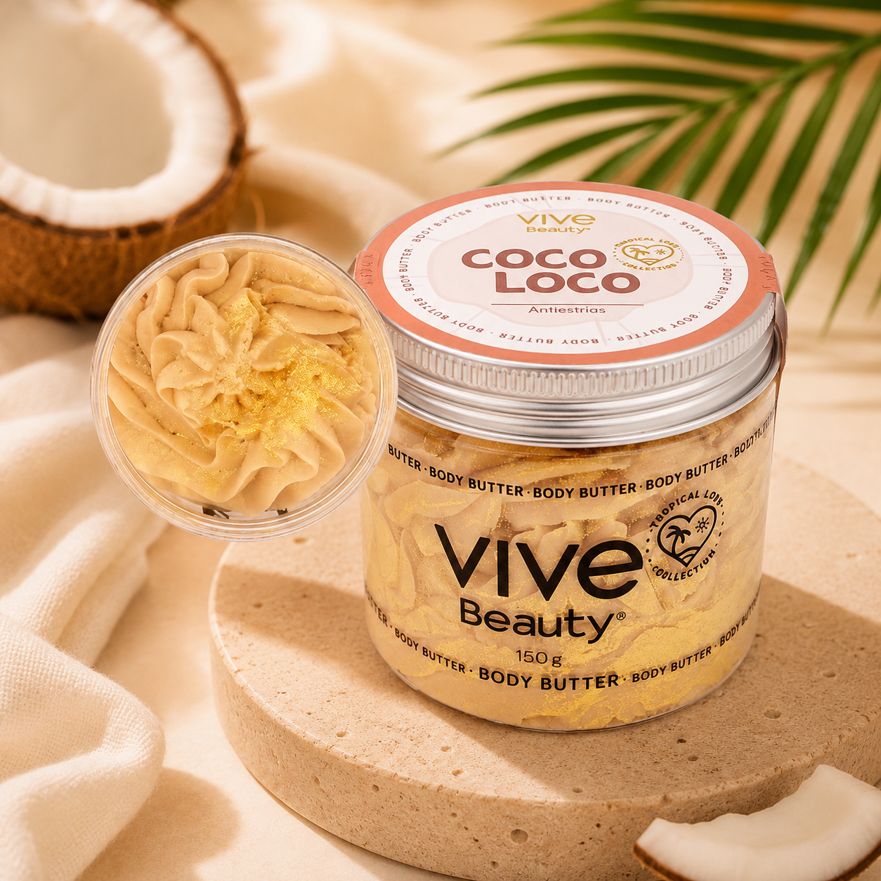 Mantequilla Corporal Coco Loco Vive Beauty *170gr*