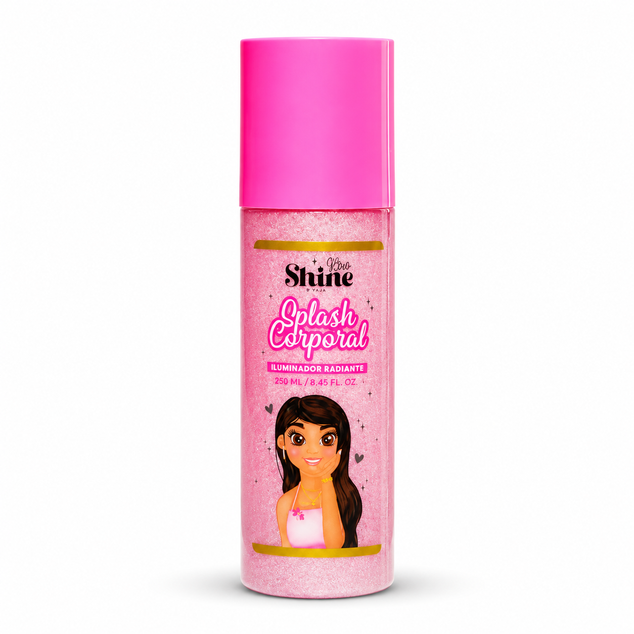 Splash Rosado Glow Shine By Yaja *250ml*