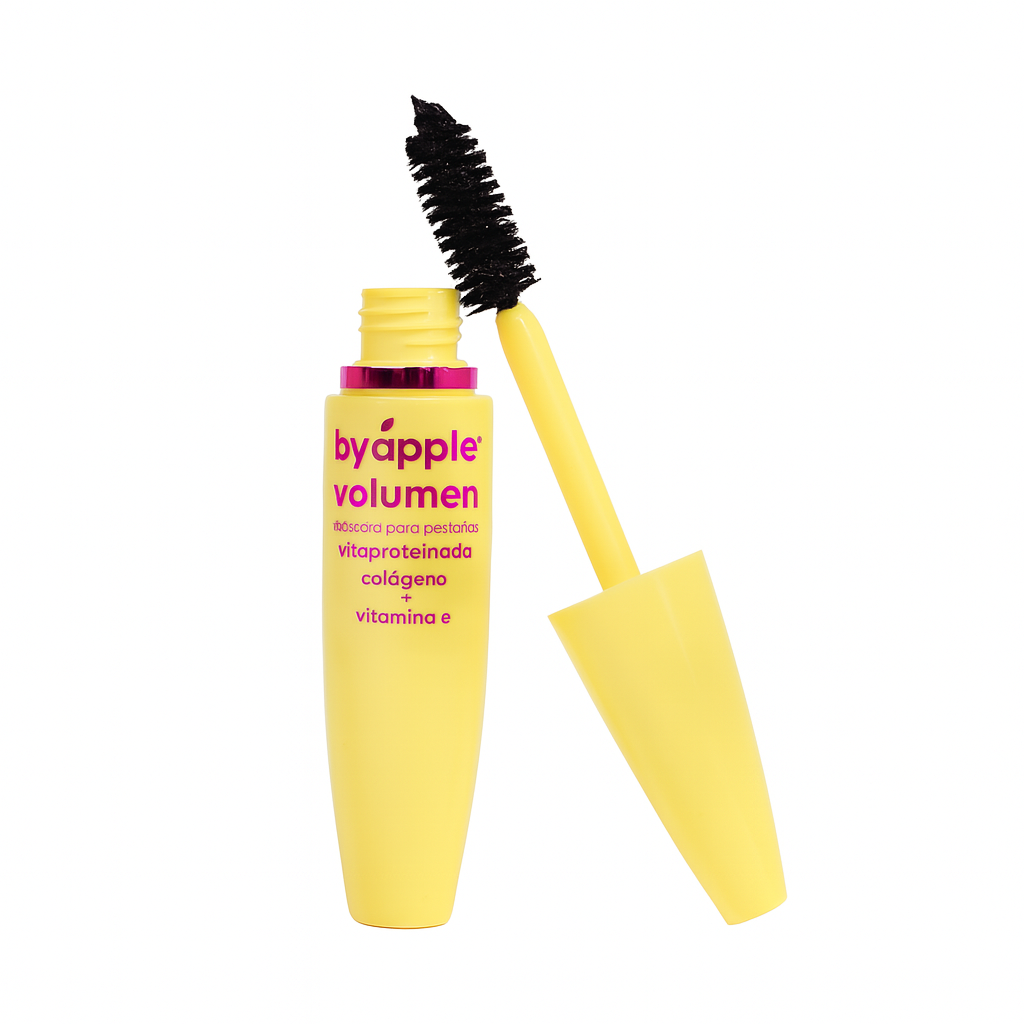By apple Pestañina Volumen Colágeno Amarillo