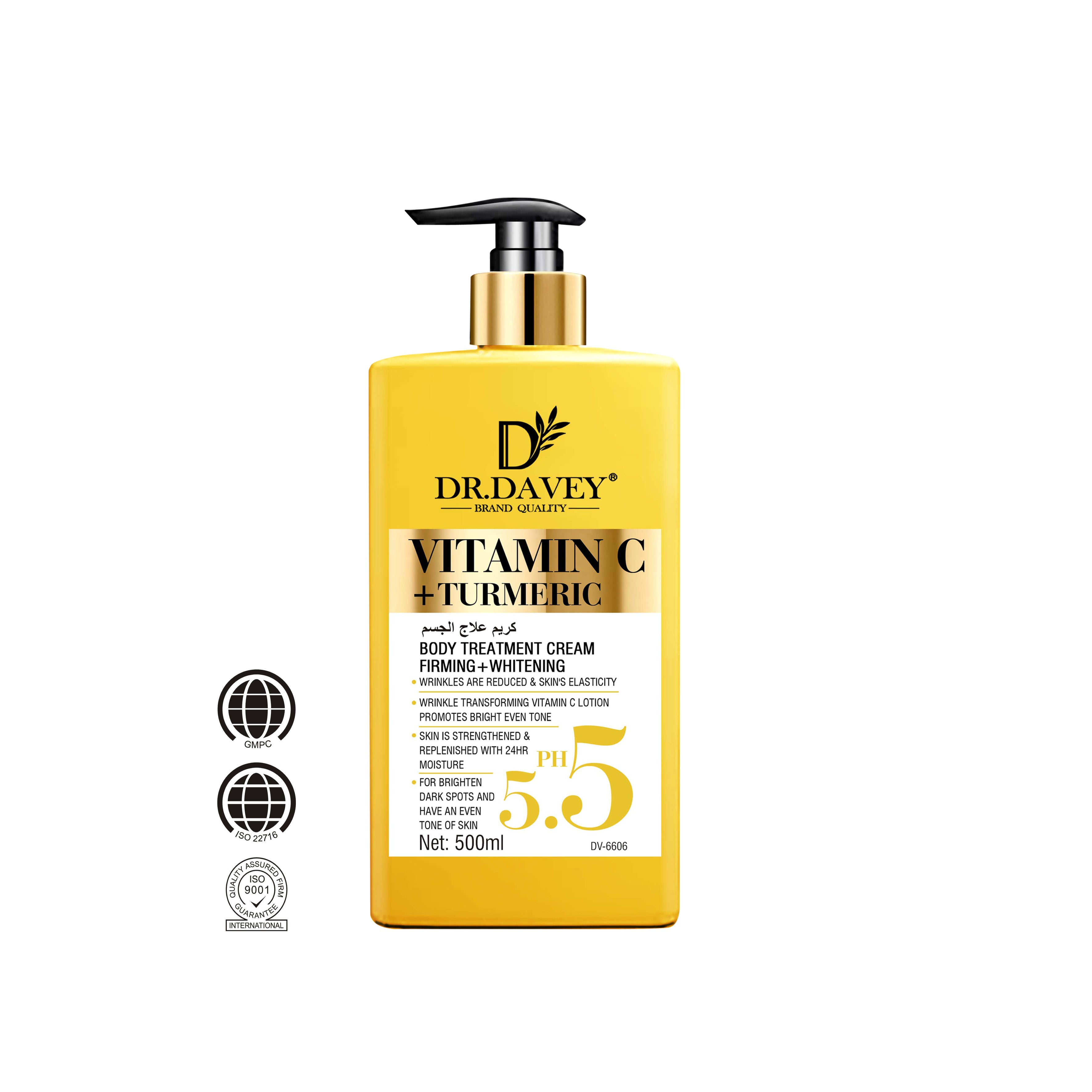 Crema Corporal Vitamina C + Curcuma Dr. Davey