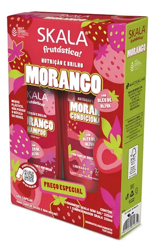 Skala Kit Morango Shampoo+Acondicionador