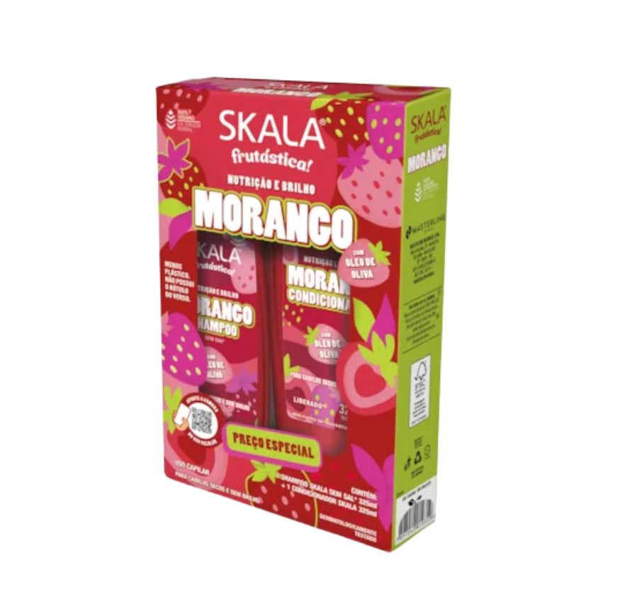 Skala Kit Morango Shampoo+Acondicionador