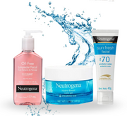 Kit Facial Neutrogena (Jabon limpiador ,protector Solar, Crema hidratante)