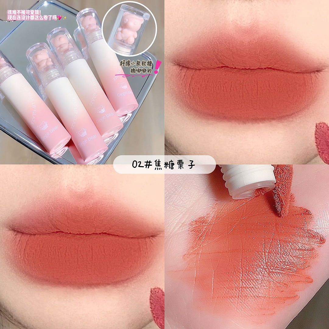 Labial Matte Terciopelo Gege Bear