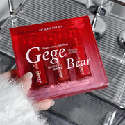 Set X 3 Gloss Hidratante De Labios Con Color Gege Bear