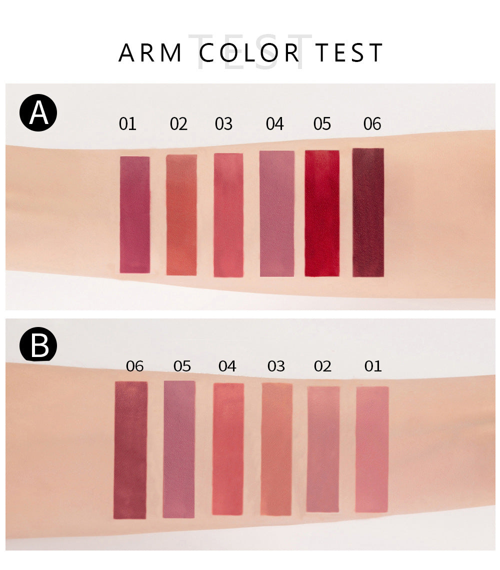 Labial Líquido Mate Set x6 Handaiyan