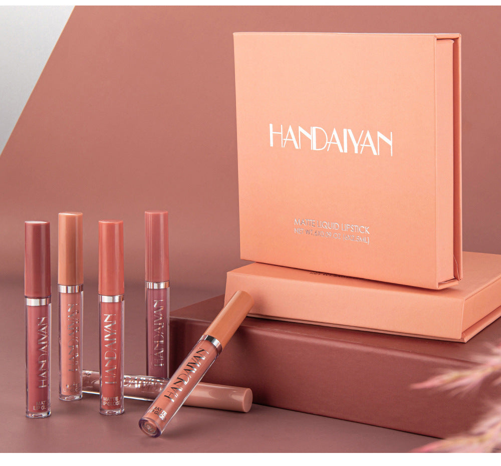 Labial Líquido Mate Set x6 Handaiyan