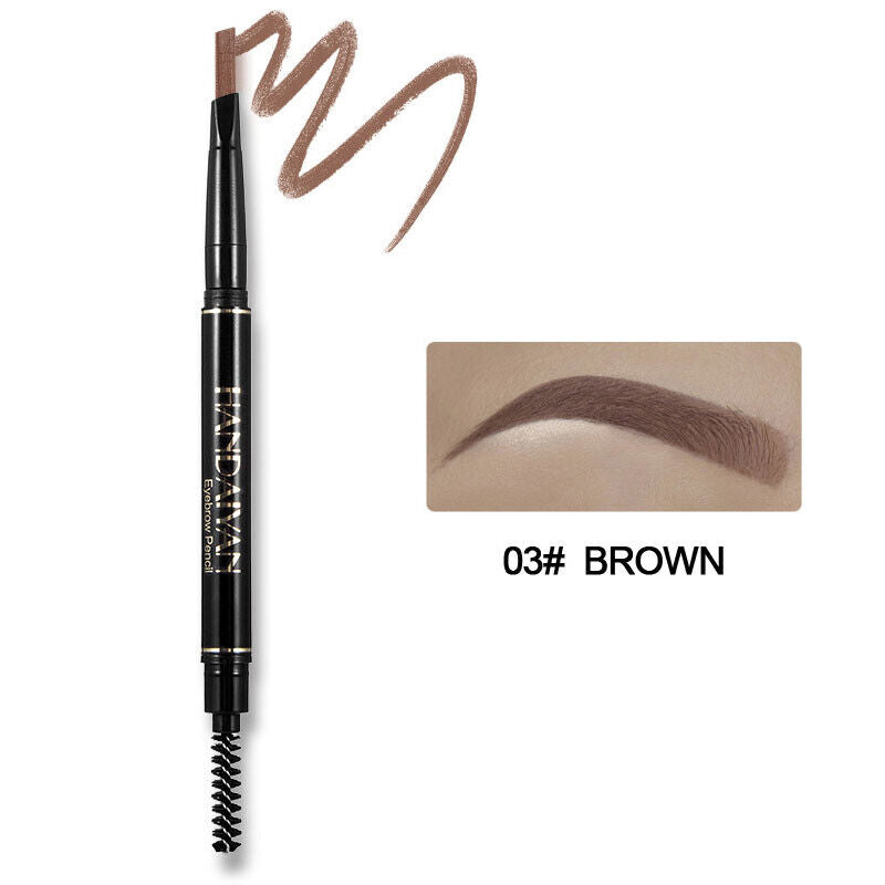 Lápiz (punta plana) + Cepillo Para Difuminar Cejas