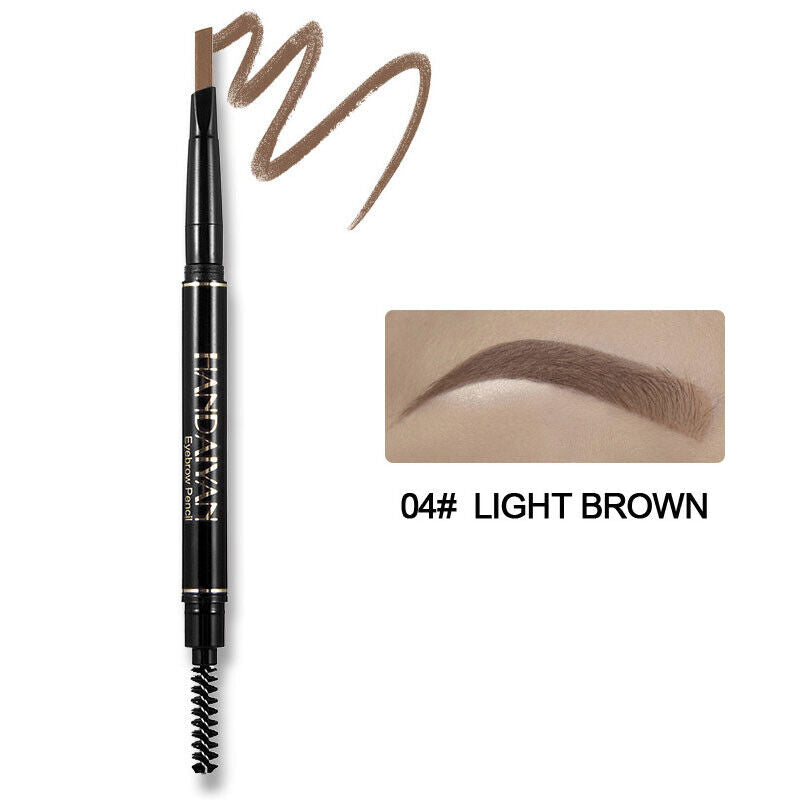 Lápiz (punta plana) + Cepillo Para Difuminar Cejas