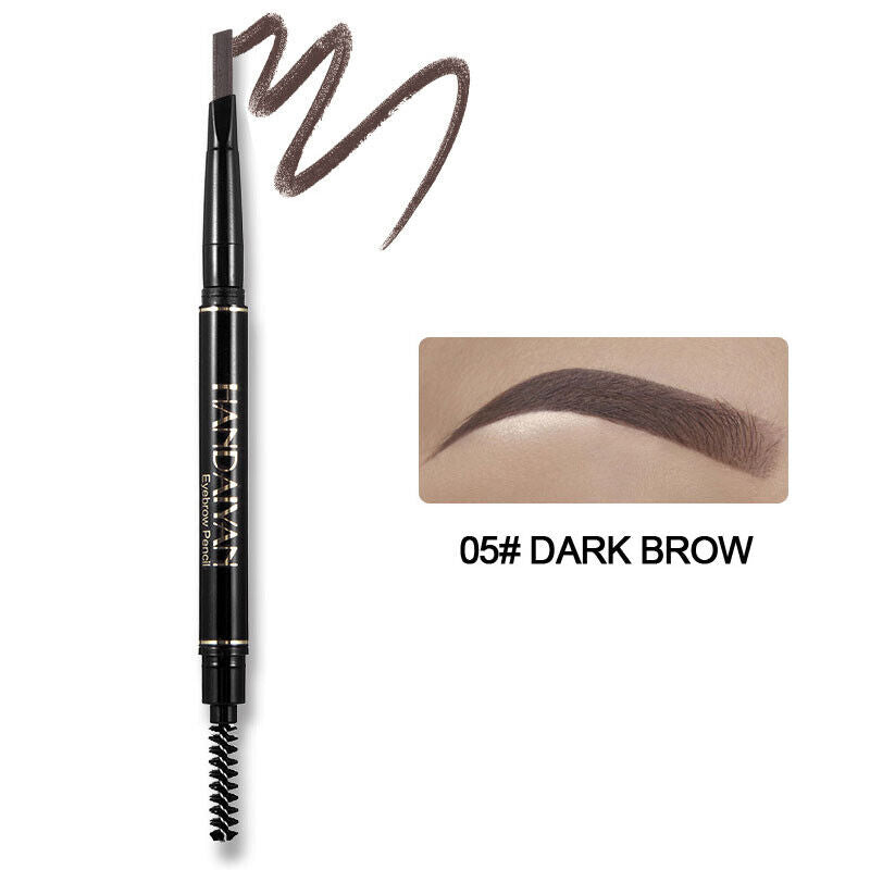 Lápiz (punta plana) + Cepillo Para Difuminar Cejas