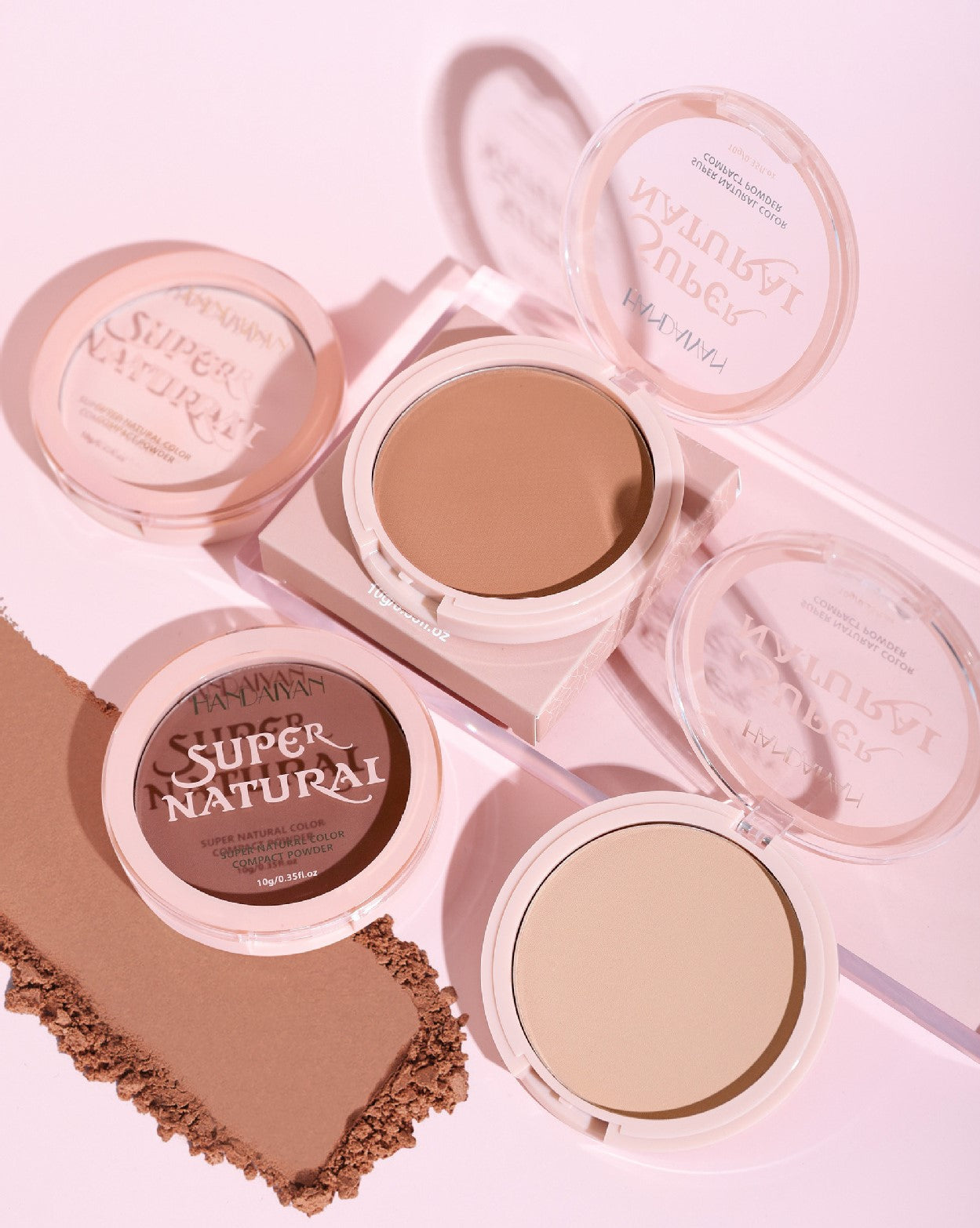 Polvo Compacto Super Natural  Handaiyan
