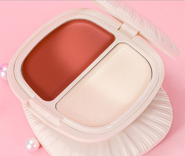 Rubor + Iluminador En CremaDream Blush Duo Handaiyan