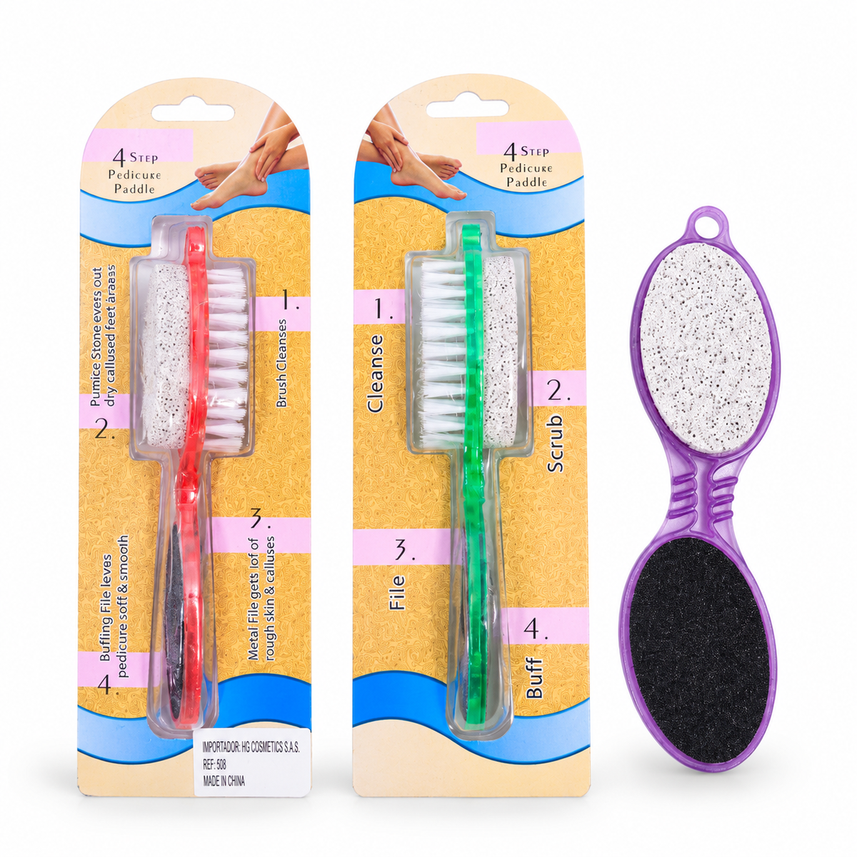 LIMA PEDICURE 4 EN 1 DOBLE CARA