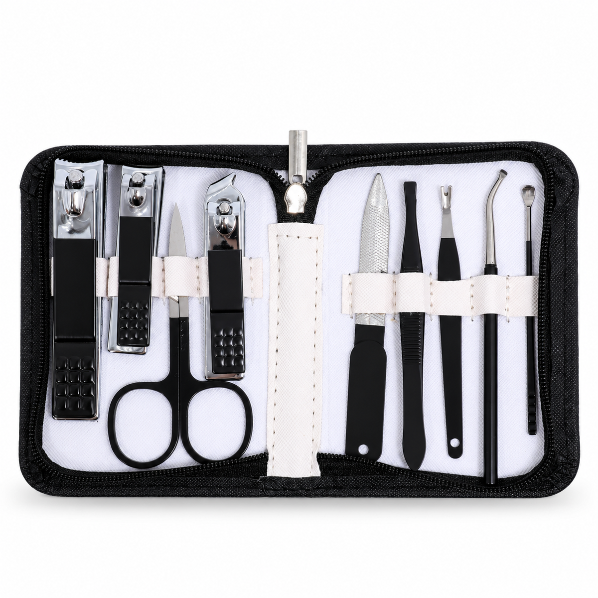 KIT MANICURE 10 PIEZAS + ESTUCHE