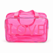 COSMETIQUERA TRANSPARENTE LOVE XL