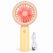 VENTILADOR PORTÁTIL BICOLOR RECARGABLE