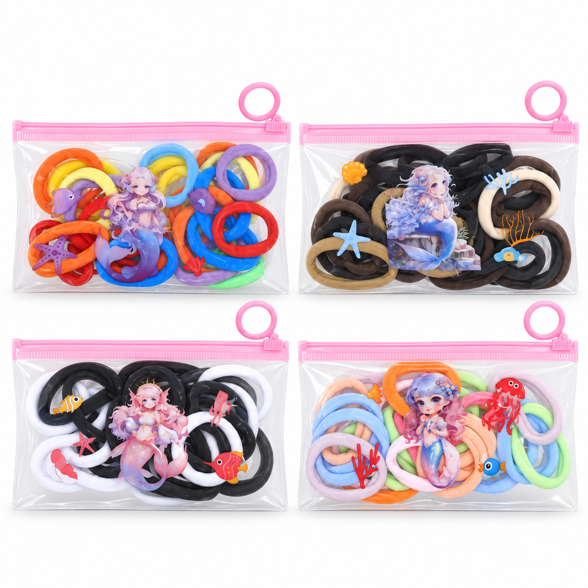 SET DE CHULOS PARA CABELLO SIRENA