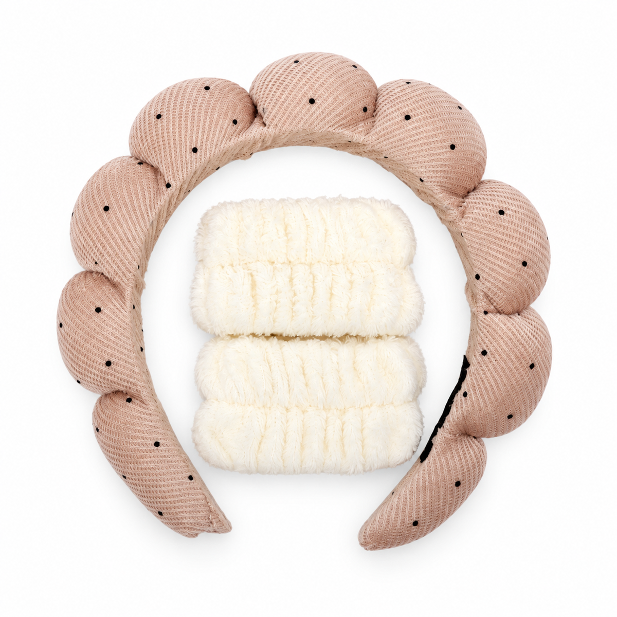 KIT SPA DIADEMA ACOLCHADA + MUÑEQUERAS