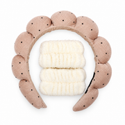 KIT SPA DIADEMA ACOLCHADA + MUÑEQUERAS