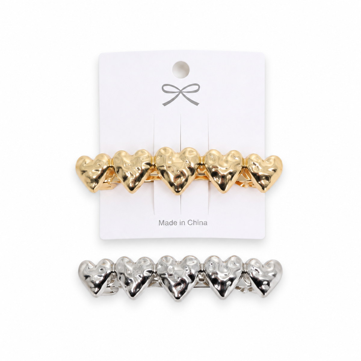 PINZA CORAZONES METÁLICOS