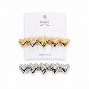 PINZA CORAZONES METÁLICOS
