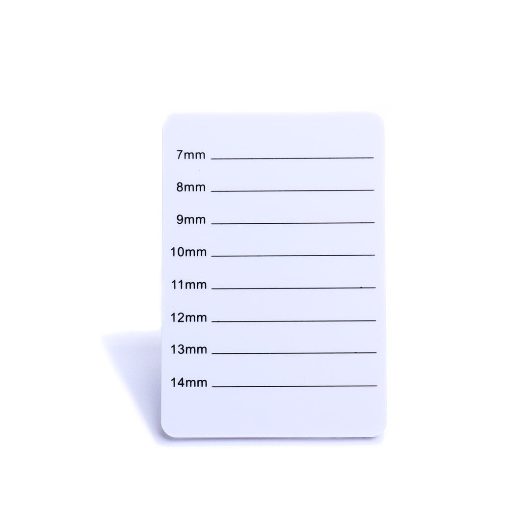 Tabla Para Medir Pestañas