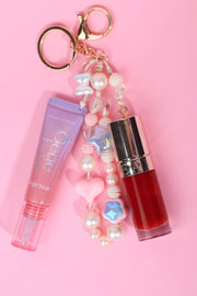 💖 Llavero Dúo Gege Bear – Lip Gloss + Lip Balm Mágico 💖