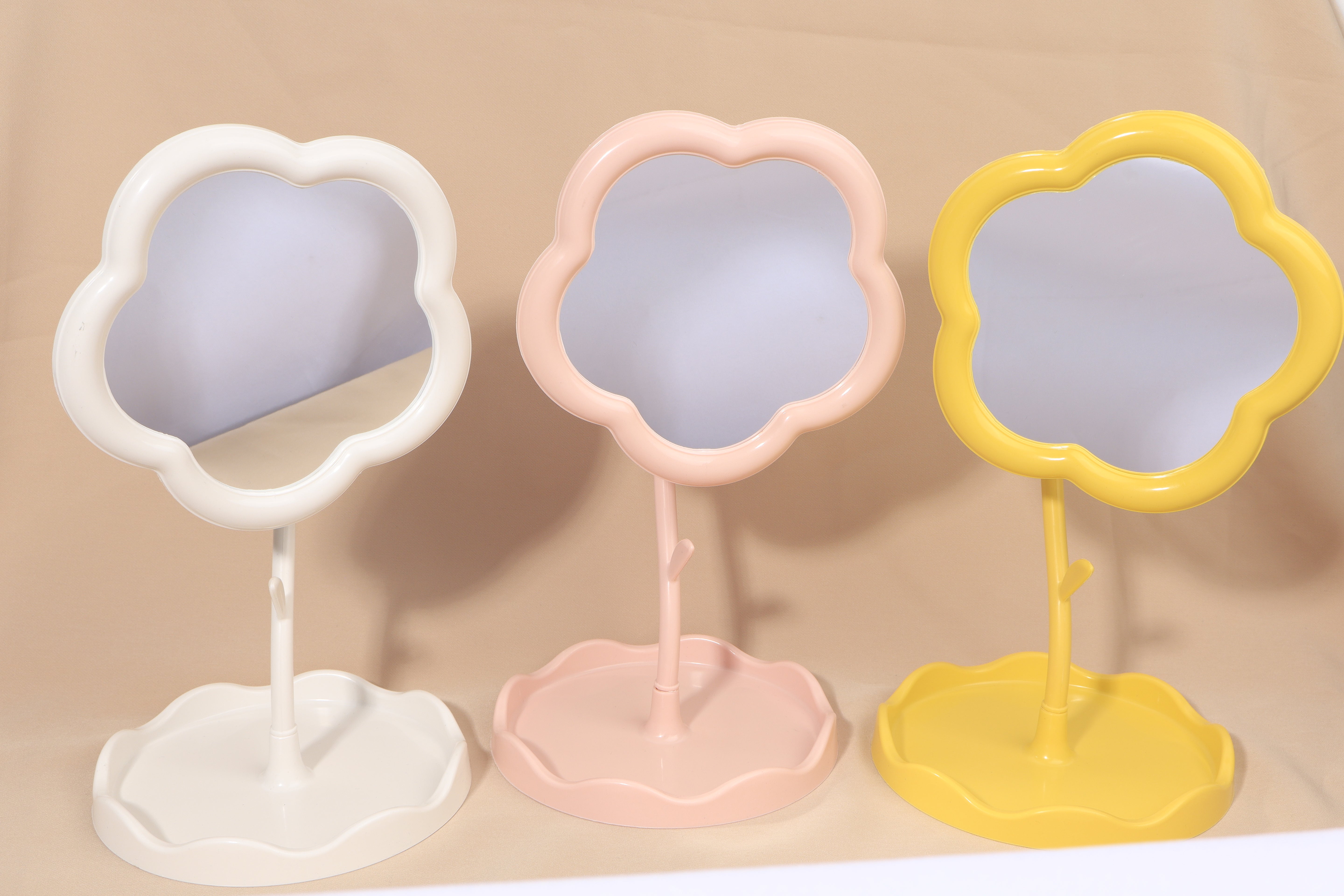 Espejo Para  Mesa Flor