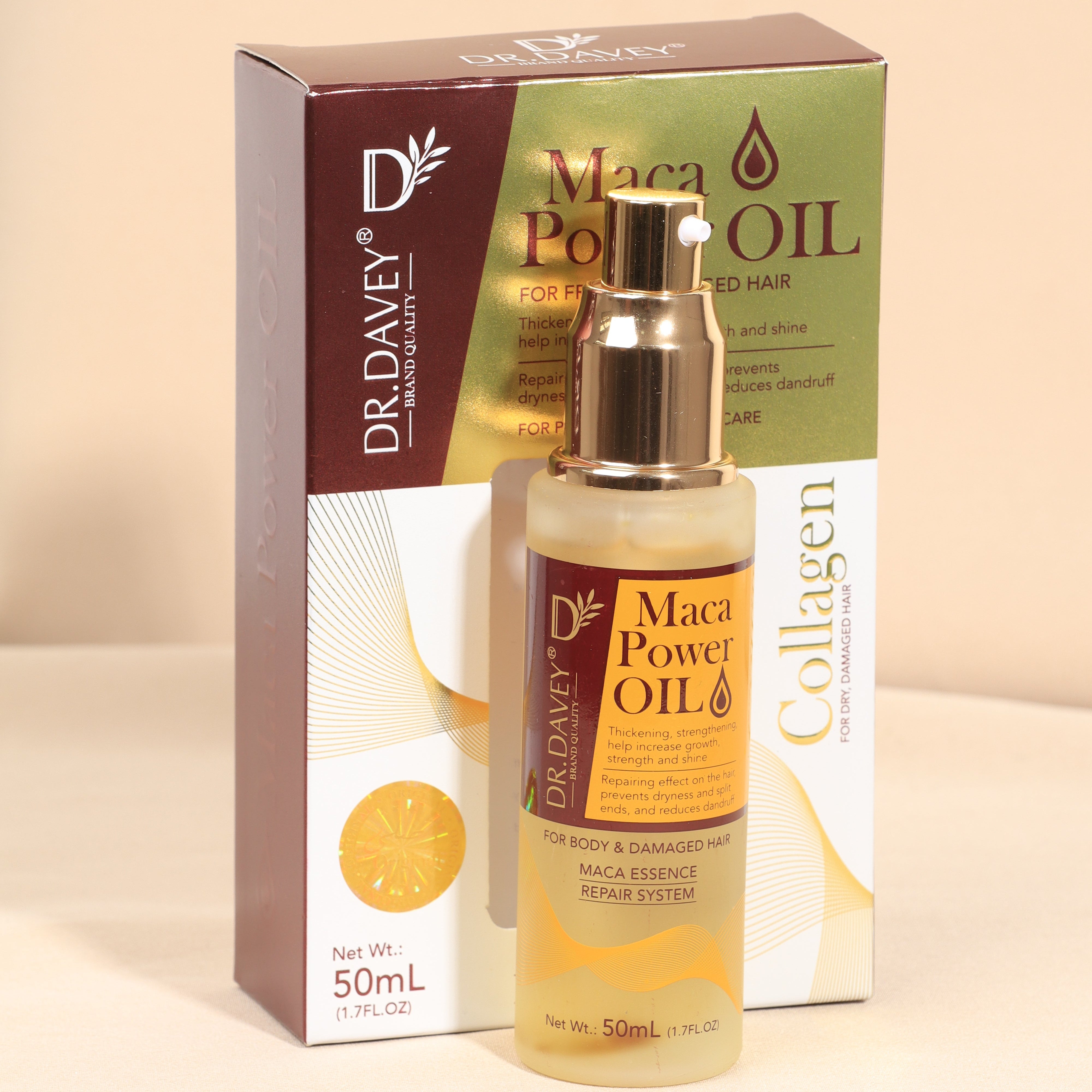 Aceite Capilar De Colageno Maca Power Dr. Davey