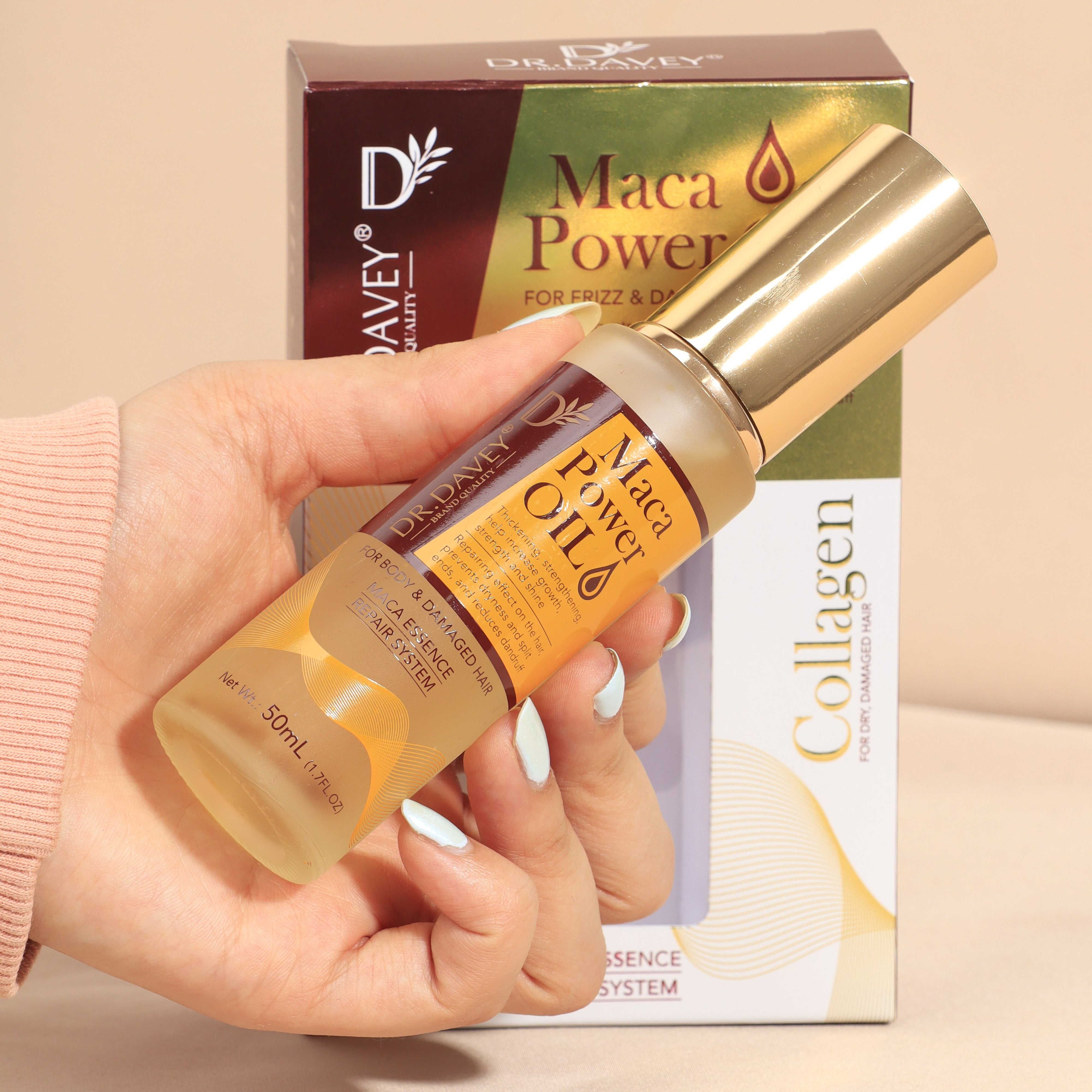 Aceite Capilar De Colageno Maca Power Dr. Davey