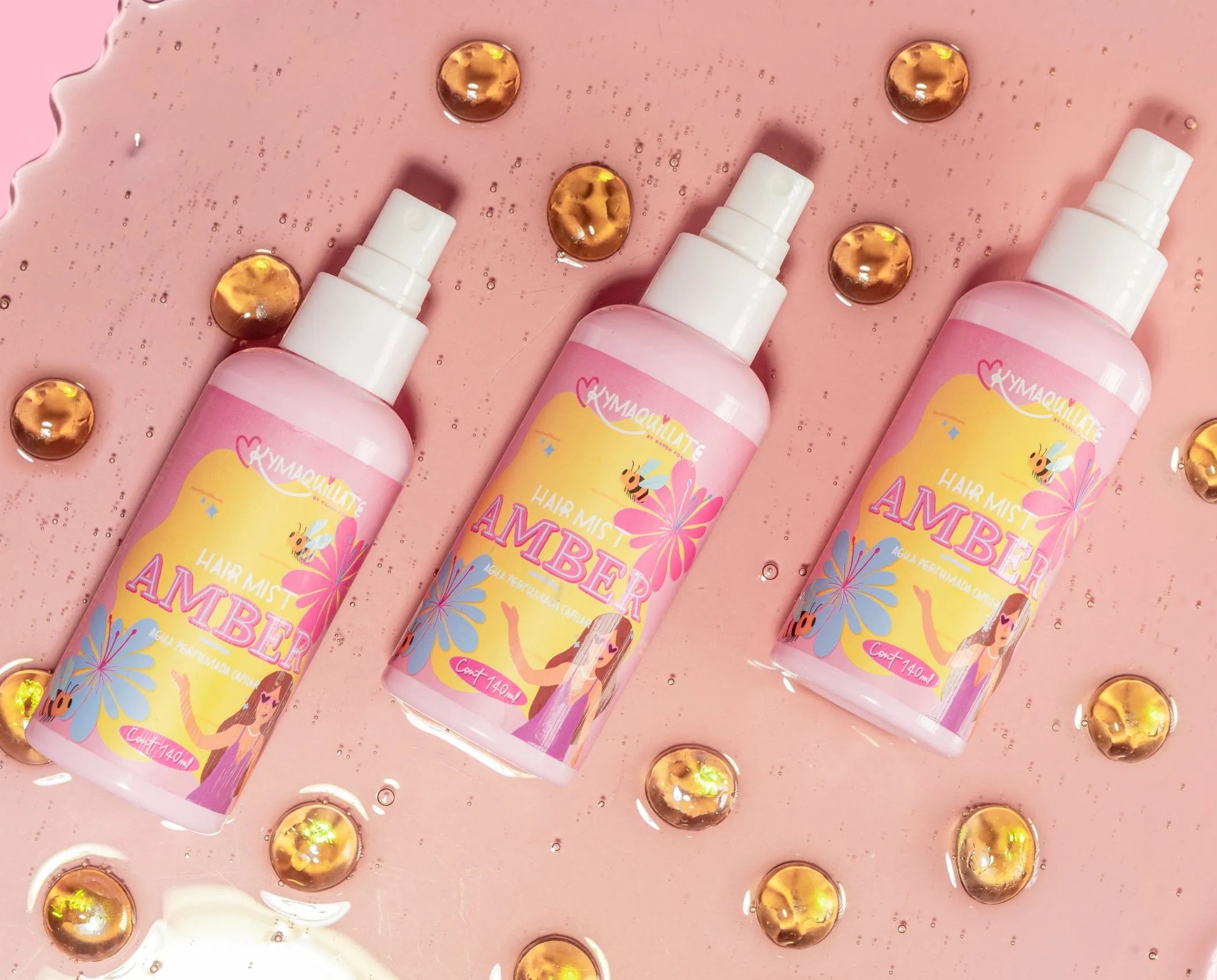 Perfume Capilar Amber  Kymaquillate *140ML*