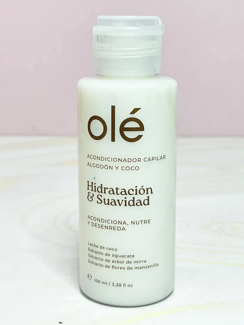 Acondicionador Mini Algodon y Coco 100ml Ole